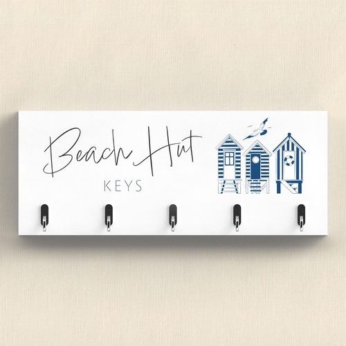 Beach hut keys coastal blue - beach,