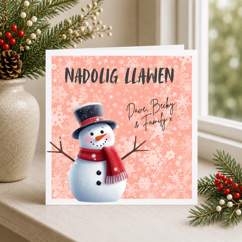 Personalised nadolig llawen - personalised,