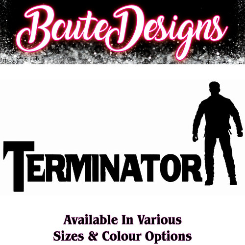 Terminator arnold vinyl decal - terminator,