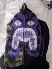 A BATHING APE 1st Camo Tiger Full-zip Hoodie in Cotton-terry XL big