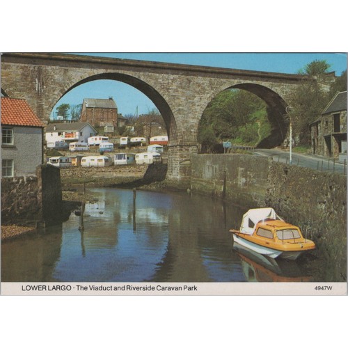 Postcard lower largo viaduct - lower,
