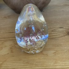 Vintage Pink Egg Shaped Glass