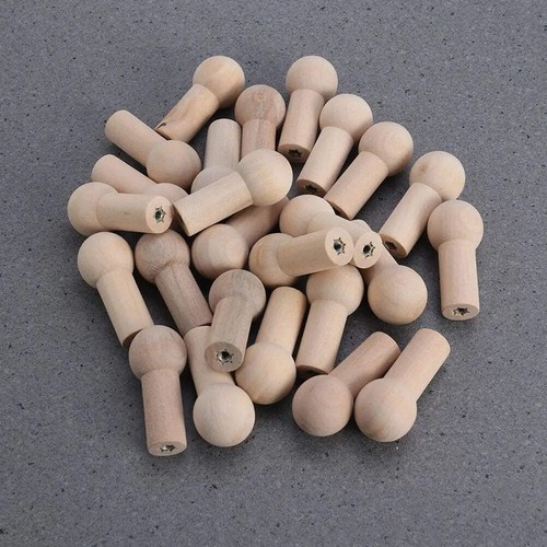 Wall mounted wooden peg - mounted,
