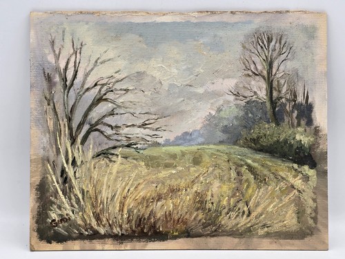 Original oils board - on,