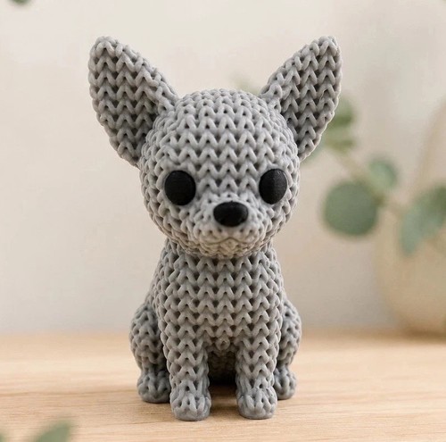 Chihuahua light grey dog - chihuahua,