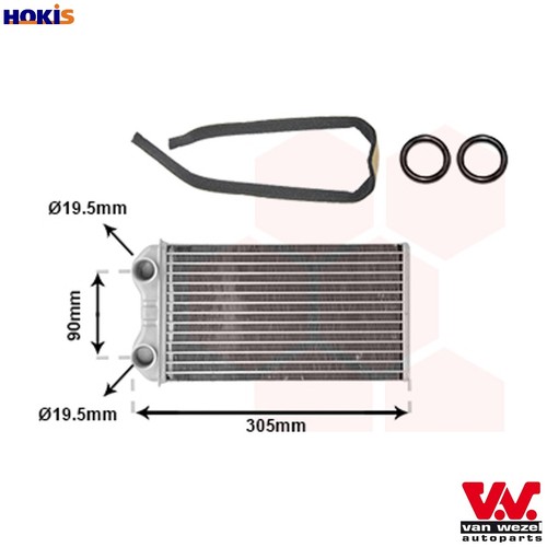 Heat exchanger interior - heat,