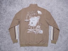 VTG Rare Adidas Originals Lake Tahoe Brown Track Jacket sz L california nevada