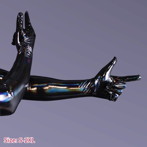 Unisex faux leather - leather, long