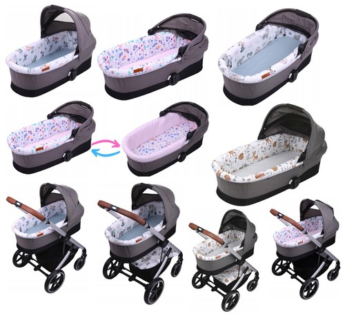 Carrycot cover double - cover, double-sided