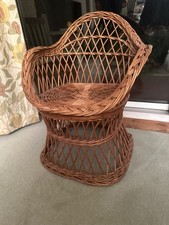 Child's wicker chair;  51cmx40