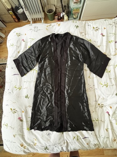 Topshop satin black kimono - topshop,