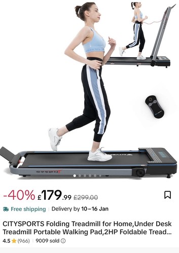 Electric walking pad treadmill - pad,