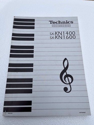 Owners manual technics kn1400 - technics,