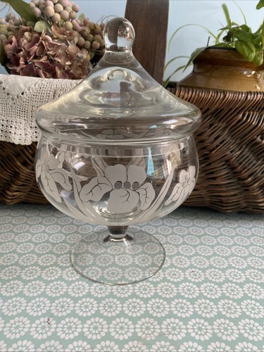 Large glass apothecary - ,