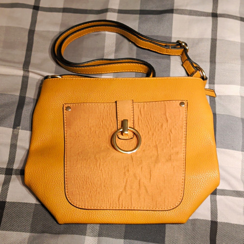 New look andrea mustard - new, faux