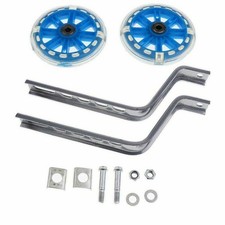 Universal 12-20" Kids Bike Stabilisers Support Wheel Training Wheels LED Flash