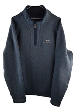 WEIRD FISH Blue Fleece Jumper