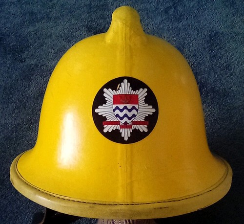 Vintage firemans helmet - firemans, (