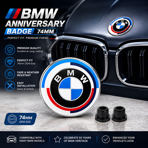 Bmw 50th anniversary emblem - anniversary,