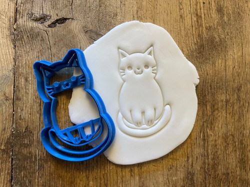 Cat cookie biscuit icing - biscuit,,