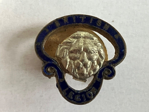 Genuine british legion button - british,