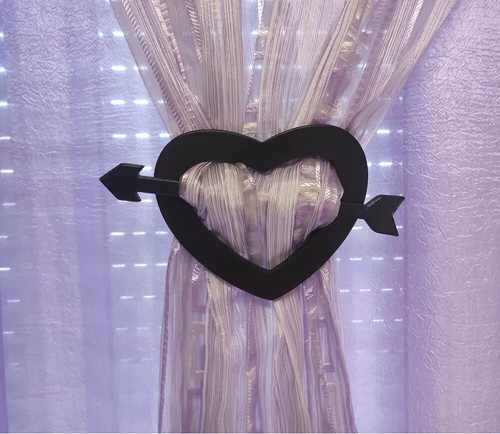 Heart curtain holder - curtain, –