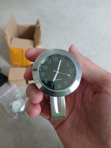 Bike handlebar clock quartz - handlebar,
