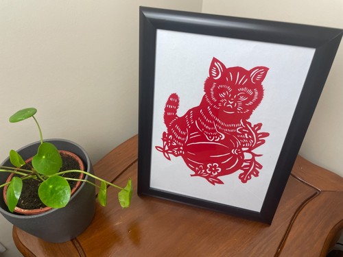 Framed chinese hand paper - framed,