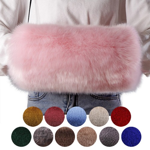 Women winter muff fluffy hand - muff,