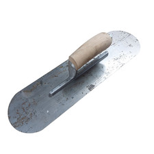 Marshalltown Concrete Finishing Pool Trowel with Wooden Handle Made in USA