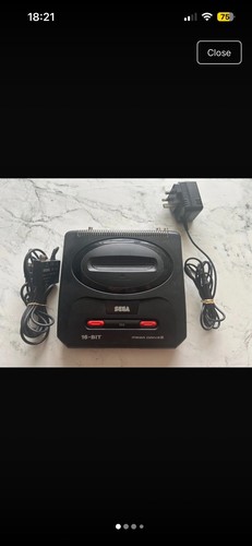 Sega mega drive console - sega,