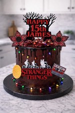 Stranger Things Birthday Cake