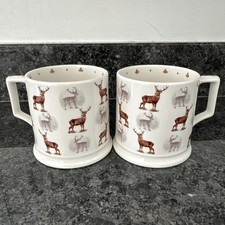 Spode Glen Lodge Stag 2 Mugs