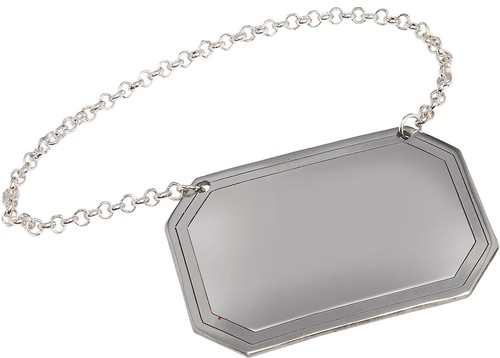 Plain lined pewter decanter - pewter,