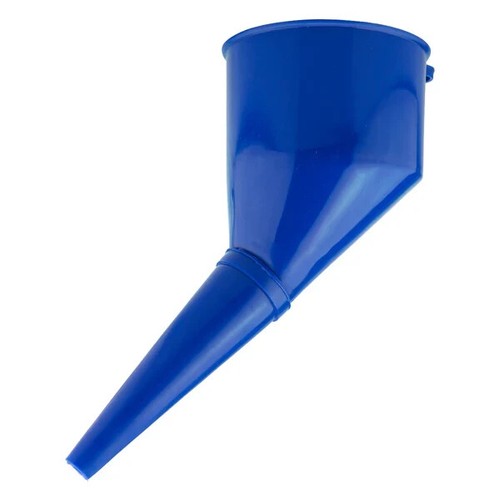 Angled fuel funnel with mesh - funnel,