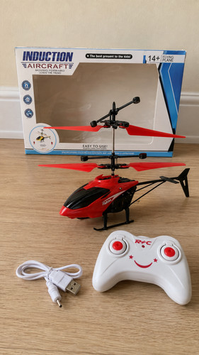 Red helicopter remote - red, rc