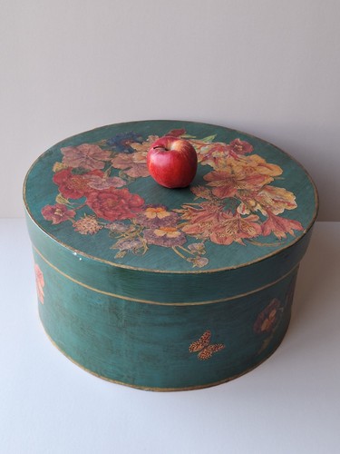 Antique painted collage - painted,