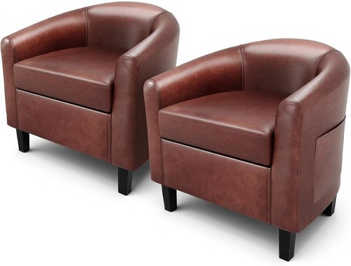 Accent chair faux leather - chair,,