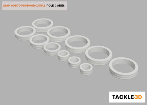 Pole nose cones for - pole,