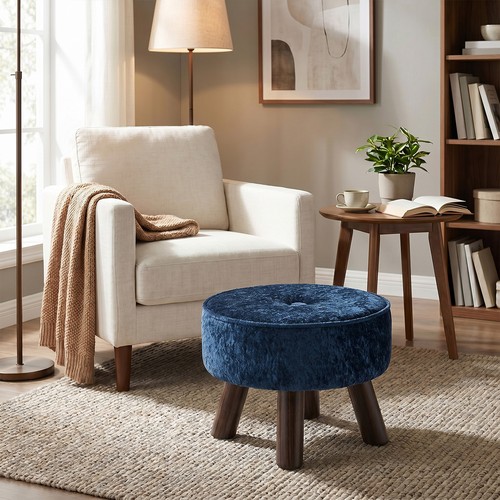 31cm round crush velvet - 31cm,