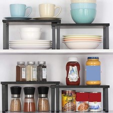 2 Pcs Cupboard Shelves Wood