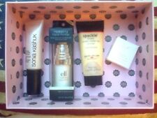 Jouer Highlighter, Sonia Kashuk Illuminator, Laura Geller Spackle, ELF Primer