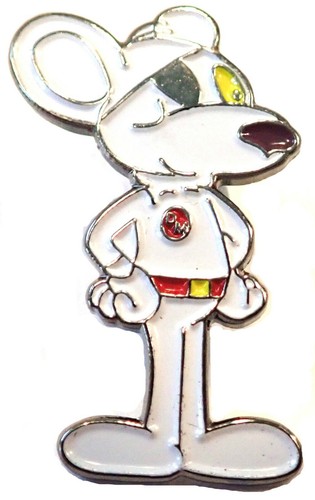 Danger mouse metal enamel - enamel, pin