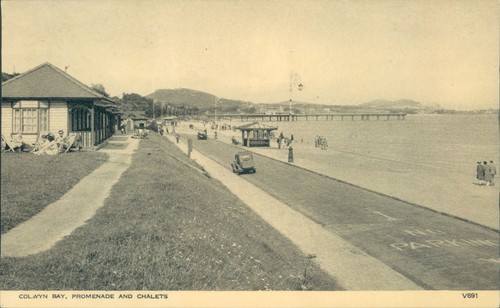 Colwyn bay promenade and