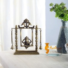 Brass Ganesha On Jhoola Swing