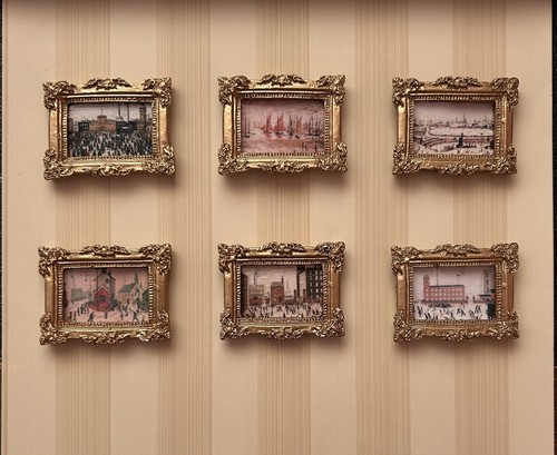 Dolls house oil - house,