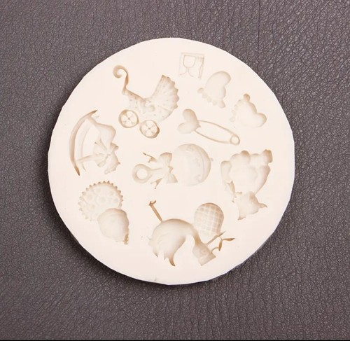 Baby shower silicone mould - shower,