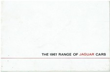 JAGUAR Mk2 S-TYPE 420 420G E-TYPE S1 ROADSTER COUPE 2+2 ORIG 1967 SALES BROCHURE