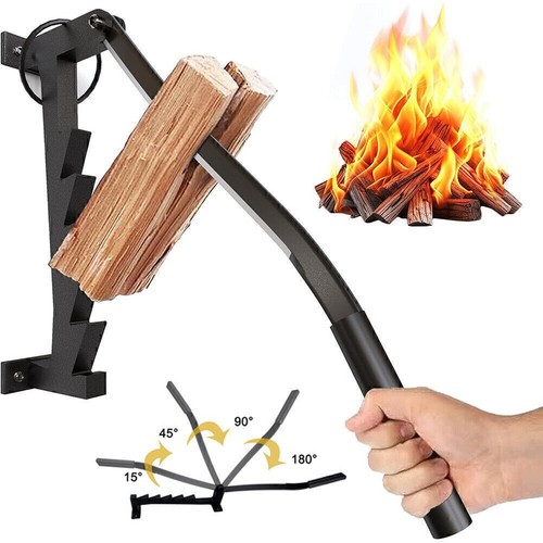 Wall mounted wood kindling - wall,