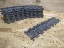 Lego City RC  Flexiable Train Tracks x 64.  2m of track